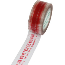 Rotes Logo mit transparentem BOPP-Verpackungs-Dichtband für die Frachtabdichtung